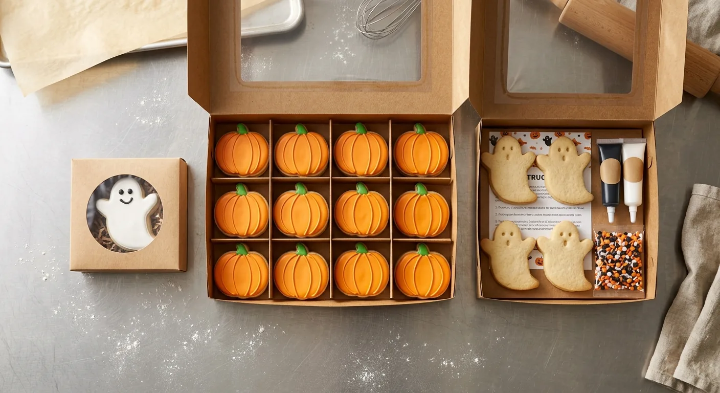Halloween Cookie Box Sizes: Standard, Window, and DIY Kit Dimensions Compared